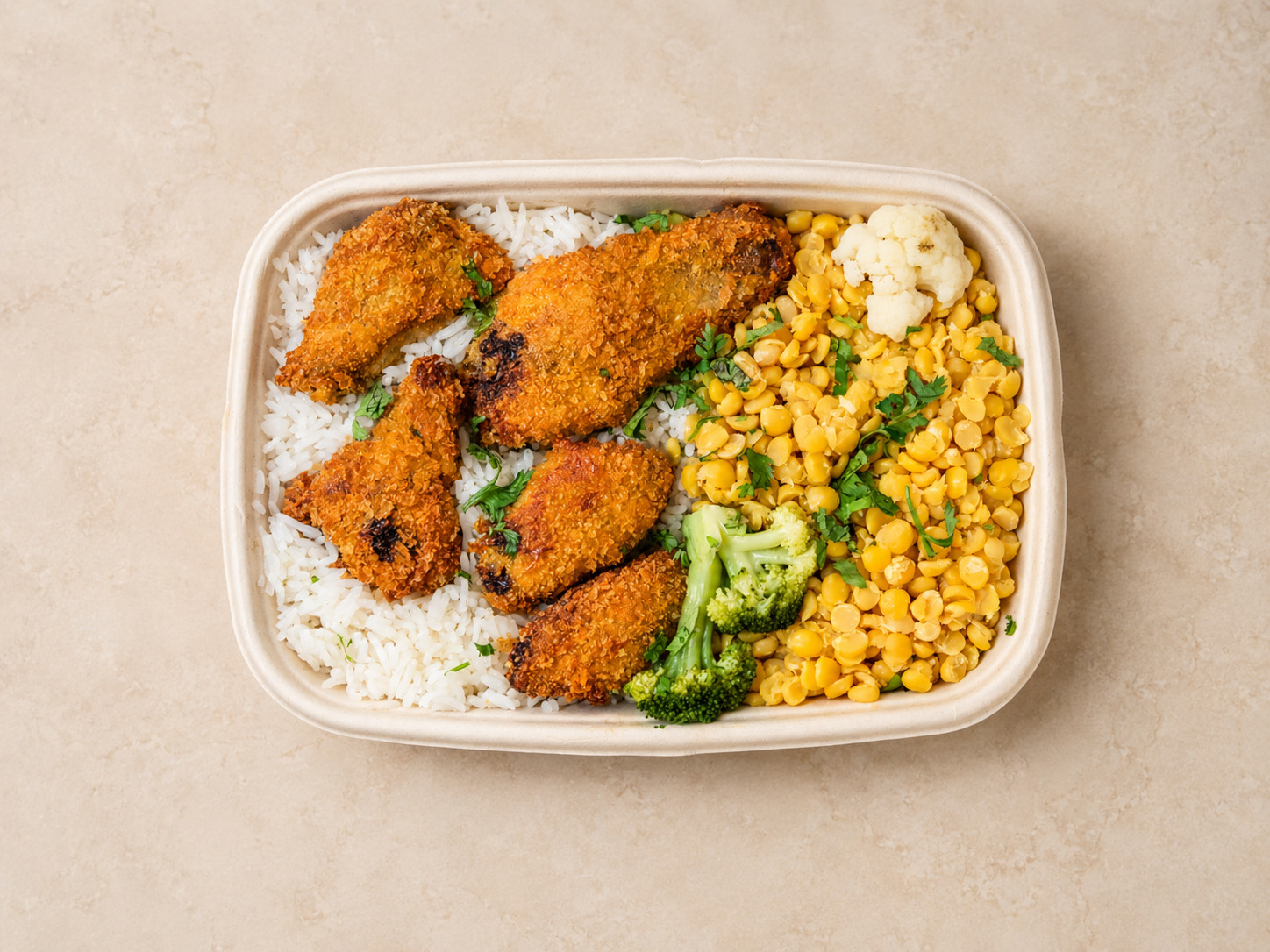 Breaded Chicken & Rice